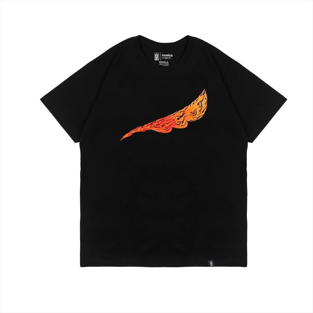 NOAH - TSHIRT FIRE BLACK