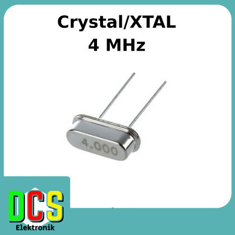 Crystal 4 MHz. XTAL 4 MHz. Kristal 4 MHz. Xtal 4 MHz