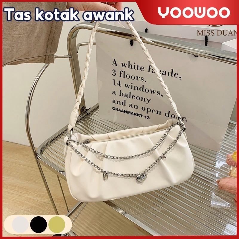 YooWoo-Tas jinjing / tas bahu / tas undangan / tas tali rantai / tas tali kepang / mini tas / tas ke