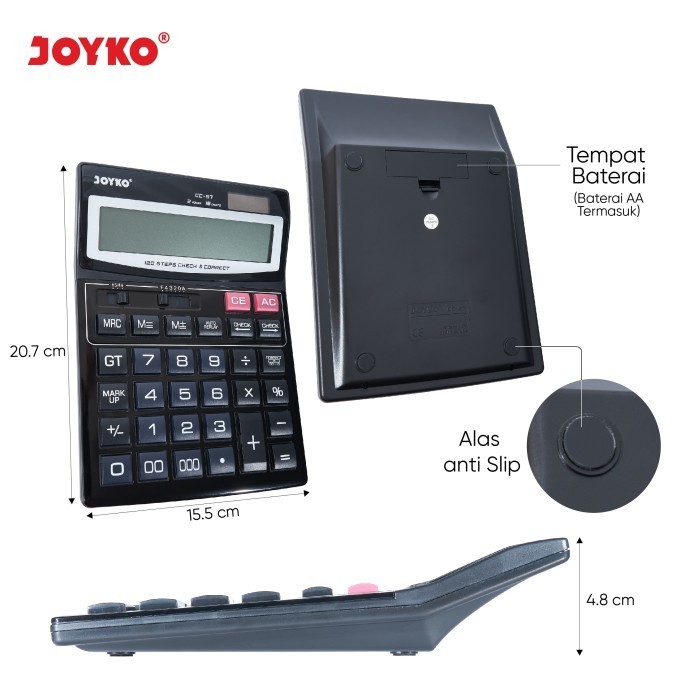 

Calculator Kalkulator Joyko CC-57 16 Digits