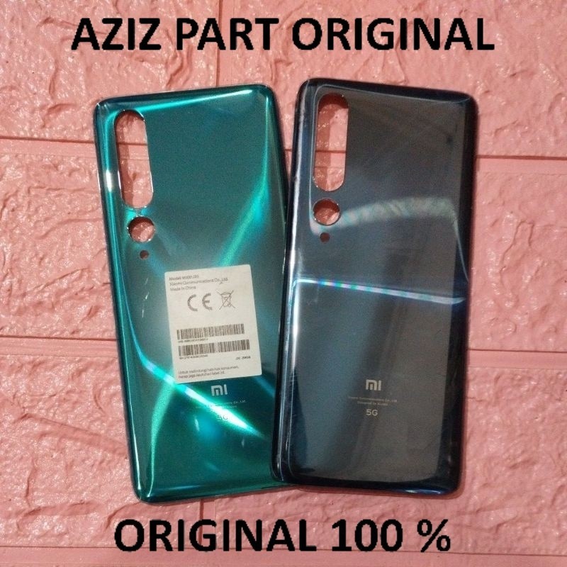 BACKDOOR BACKCOVER CASING XIAOMI MI 10 5G ORIGINAL COPOTAN ASLI