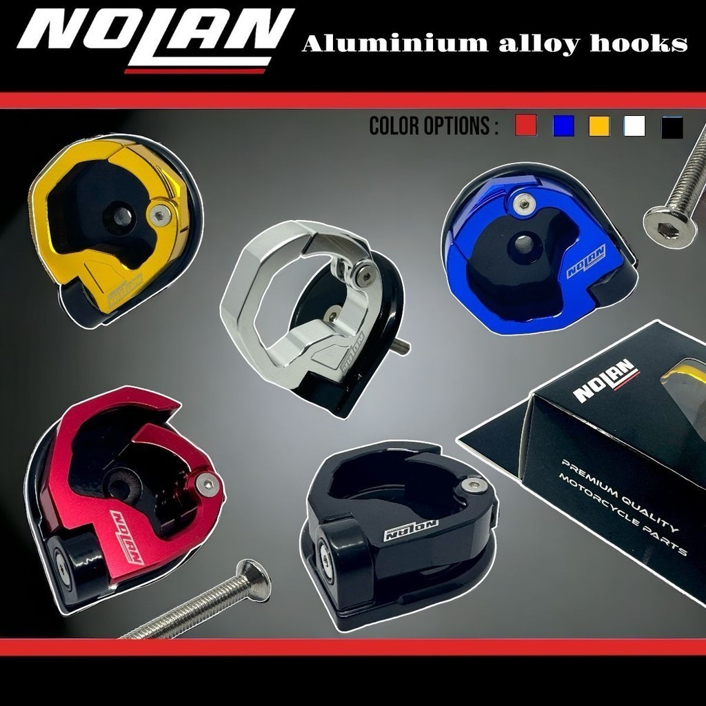 Hook / Gantungan Model Bulat NOLAN CNC Motor NMAX MIO VARIO BEAT SCOOPY DLL Universal