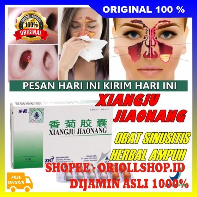 Obat Hidung Bau Ingus Sinusitis Paling Ampuh Buchang Xiangju Jiaonang 100% ASLI