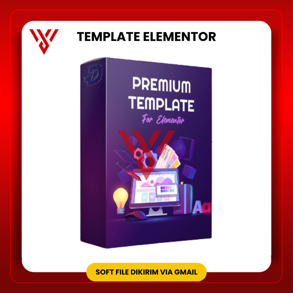 Template Premium Elementor Format JSON Website
