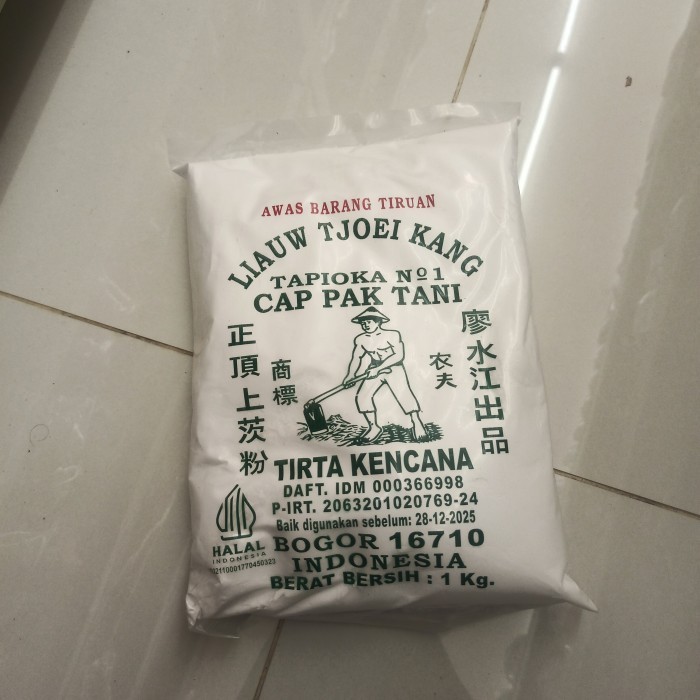 

SAGU TANI LIAUW TJOEI KANG TAPIOKA CAP PAK TANI 1 KG