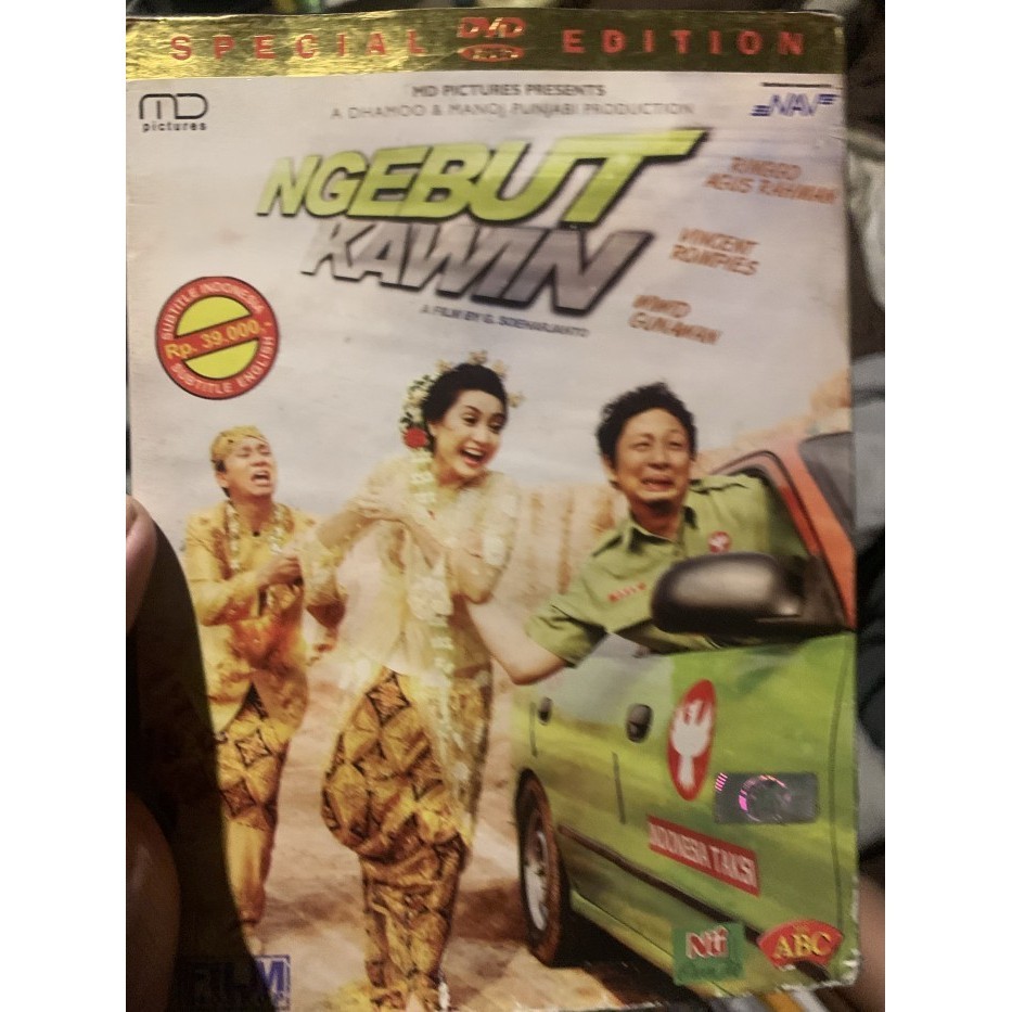 DVD ORIGINAL FILM INDONESIA NGEBUT KAWIN WIWID GUNAWAN