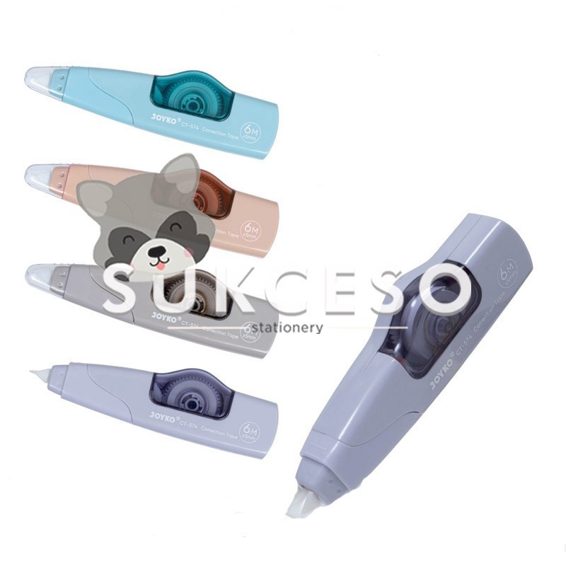 

Joyko Correction Tape 6m x 5mm CT-574 / Tip-Ex Pita Koreksi Kertas