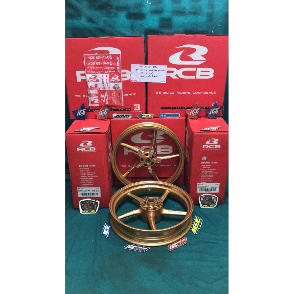 Velg racing rcb sp522 yamaha y15zr mx king r15 215x300x17 gold