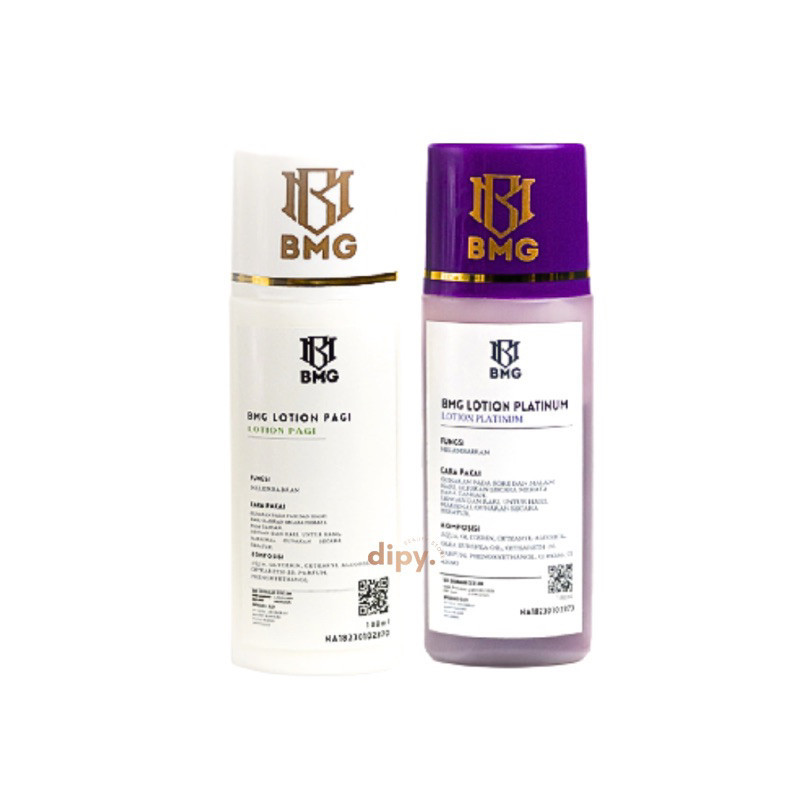 【Ori Pusat】BMG - Paket Body Lotion Cream Anggur Kuning Ungu Platinum HB Hand Body Serum Essence Sian