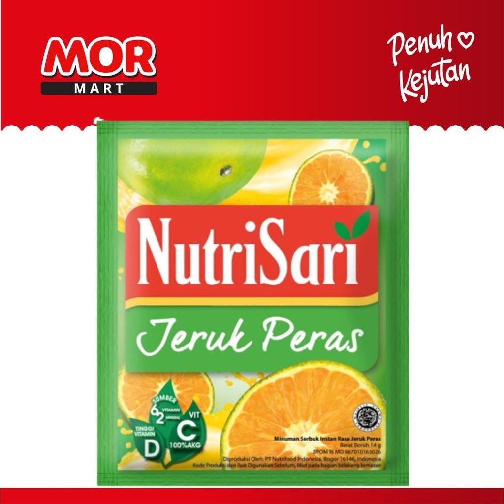 

NUTRISARI Jeruk Peras Minuman Bubuk Isi 5x14gr