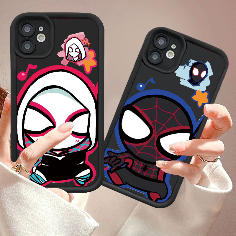 【Spiderman Couple Case】 Casing Xiao Redmi Note 12 11 11s 10 10s 9 8 12 8 Pro 9C 9T 9 A1 A2 Xiaomi Po