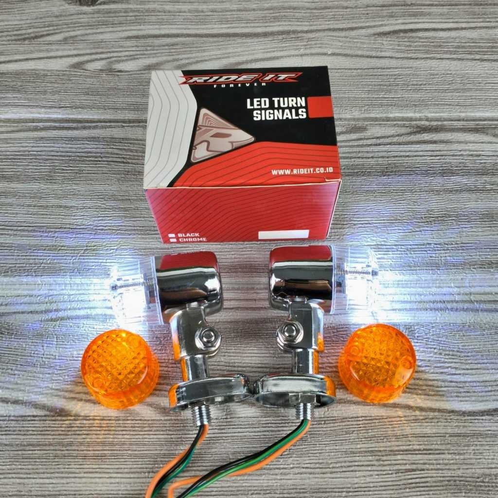 Sein Bulat Palu Ride It Led Lampu Reteng Sen Riting Leting Cb Palu Bulat Ride It Led