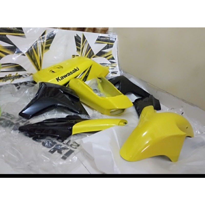 promo cover body ninja ss kuning ninja 150 kuning ss original fullset