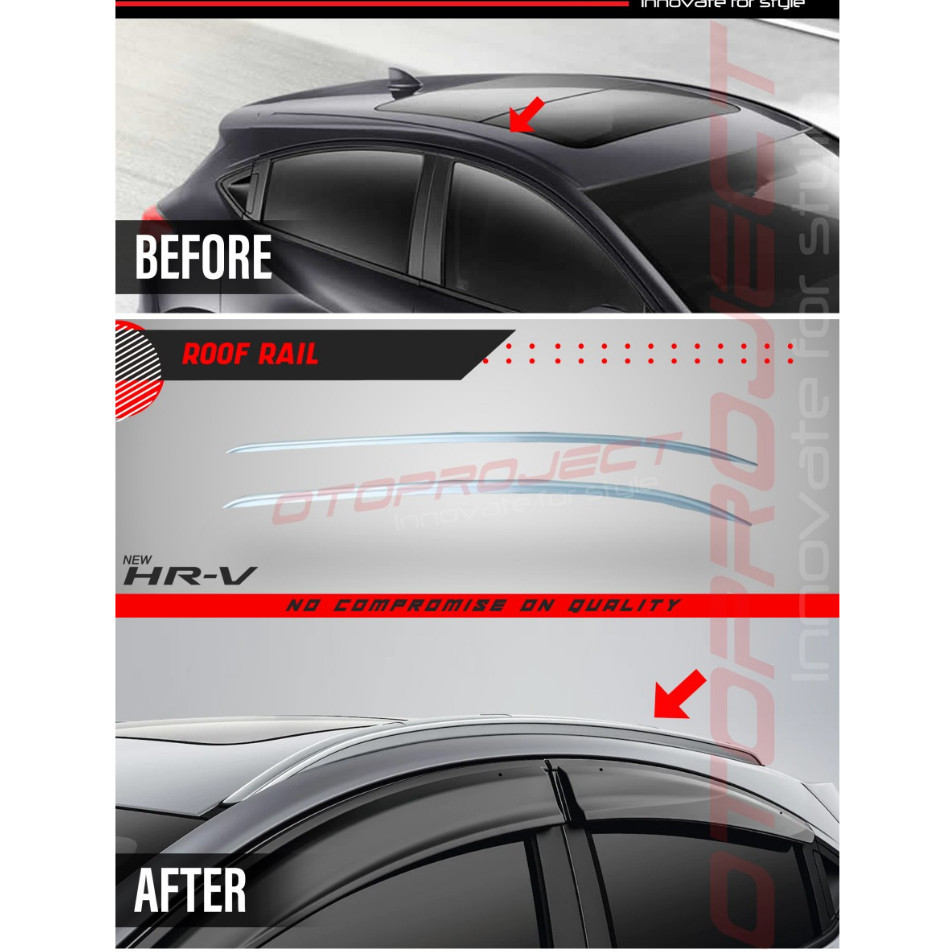 Otoproject - Roof Rail Honda HRV Ori Design