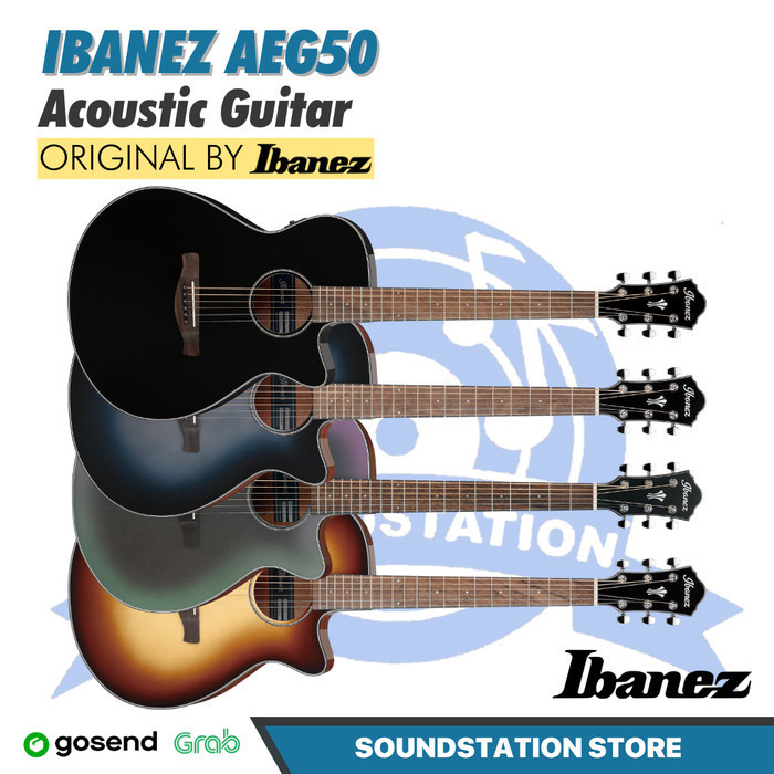 Ibanez AEG50 Acoustic Guitar - Gitar Akustik