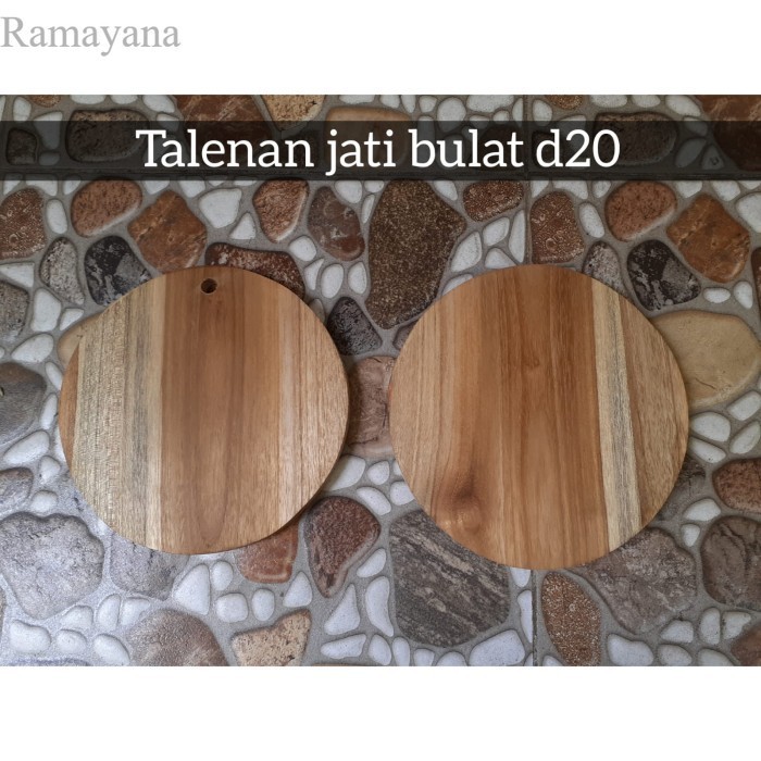 

Talenan Jati Bulat D20cm - Tal Jat D20 Lbg murah