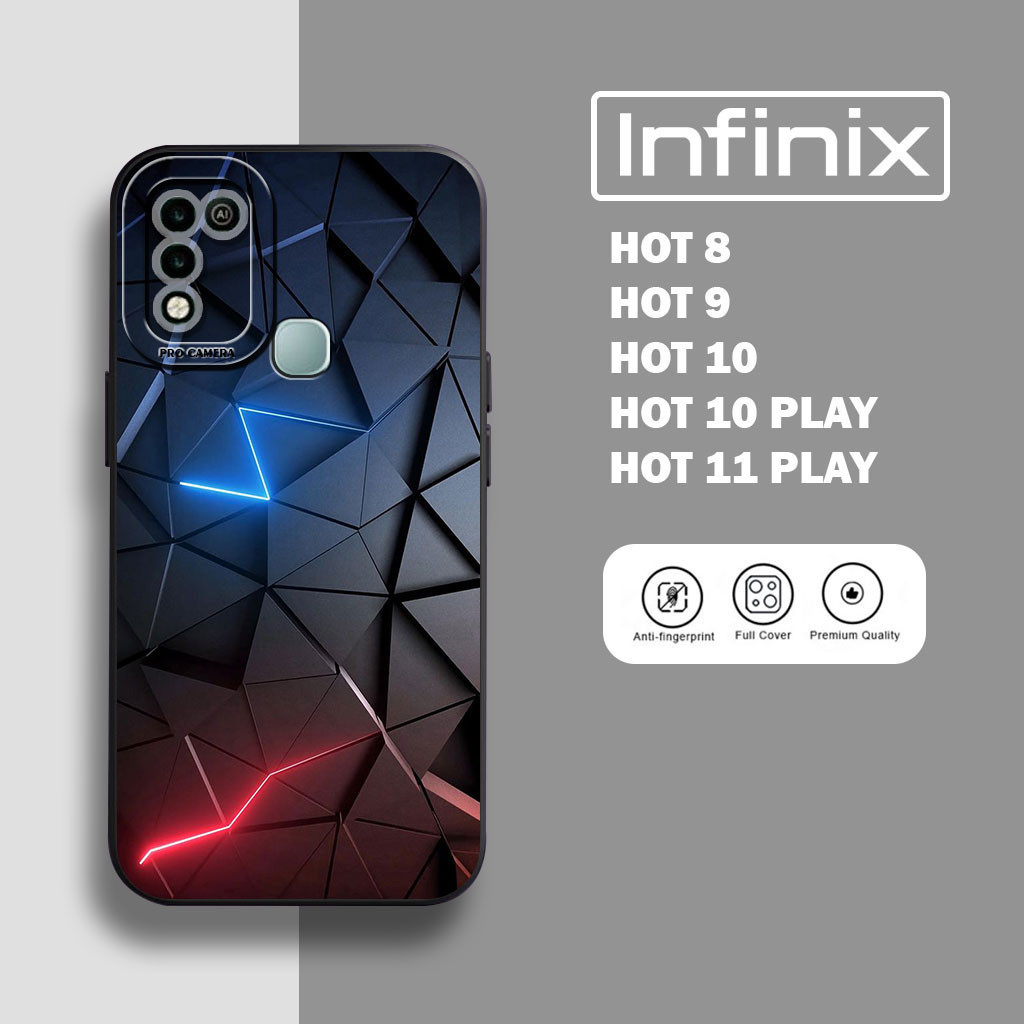 Casing Infinix Hot 8 hot 9 hot 10 Infinix hot 9 play 10 play 11 play Kesing Motif GLITSCH - Soft case Infinix HOT 9 HOT 8 HOT 10 - Silicon Hp Infinix - Kessing Hp Infinix - sarung hp - kesing hp - aksesoris handphone terbaru - case infinix -  casing murah