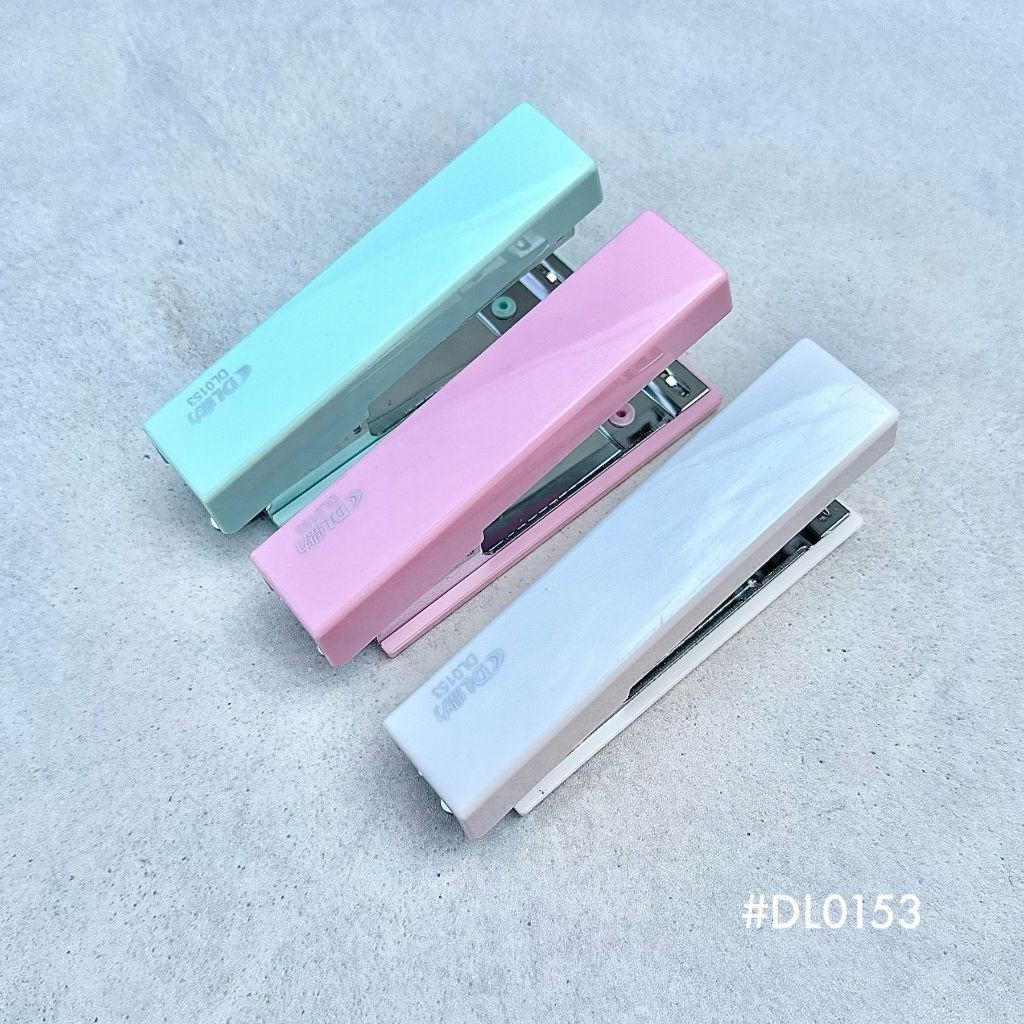 

Stapler Impor DL0153 Hekter Warna Pastel Isi Staples 24/6 Jepretan Kertas SHABQ