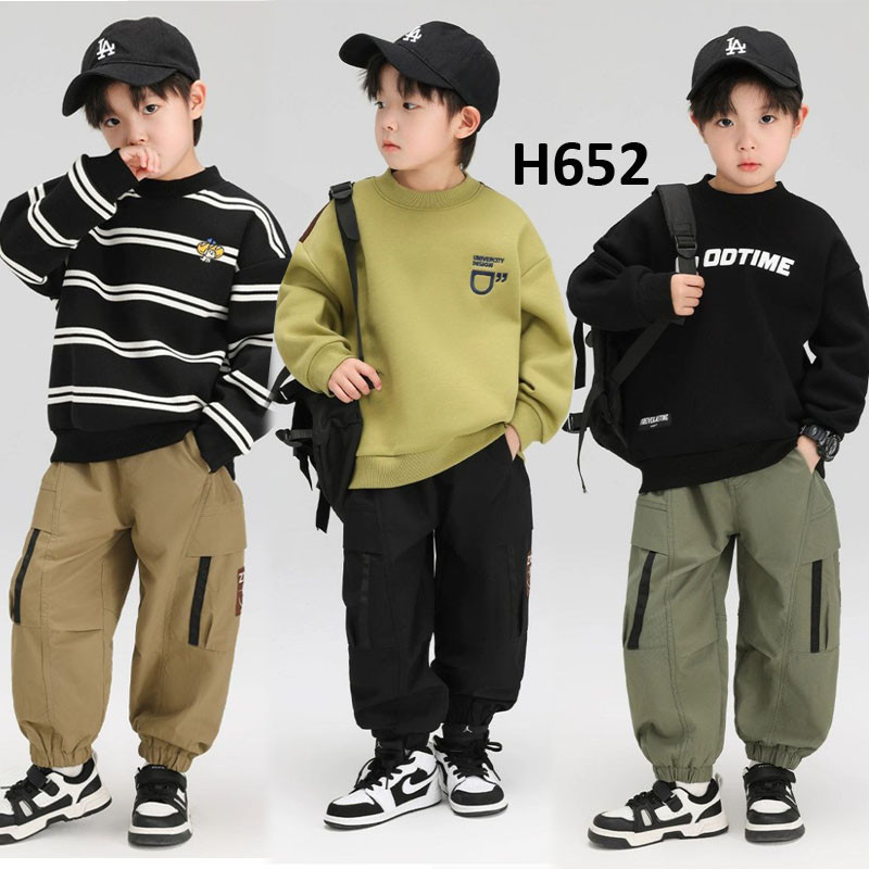 kode H652 Celana Joger Cargo Anak Laki Laki Tanggung