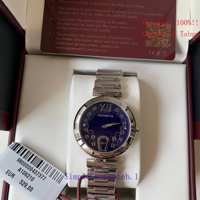 Original 100% Jam Tangan Wanita AIGNER A106210 Gorizia Garansi Resmi 2 Tahun