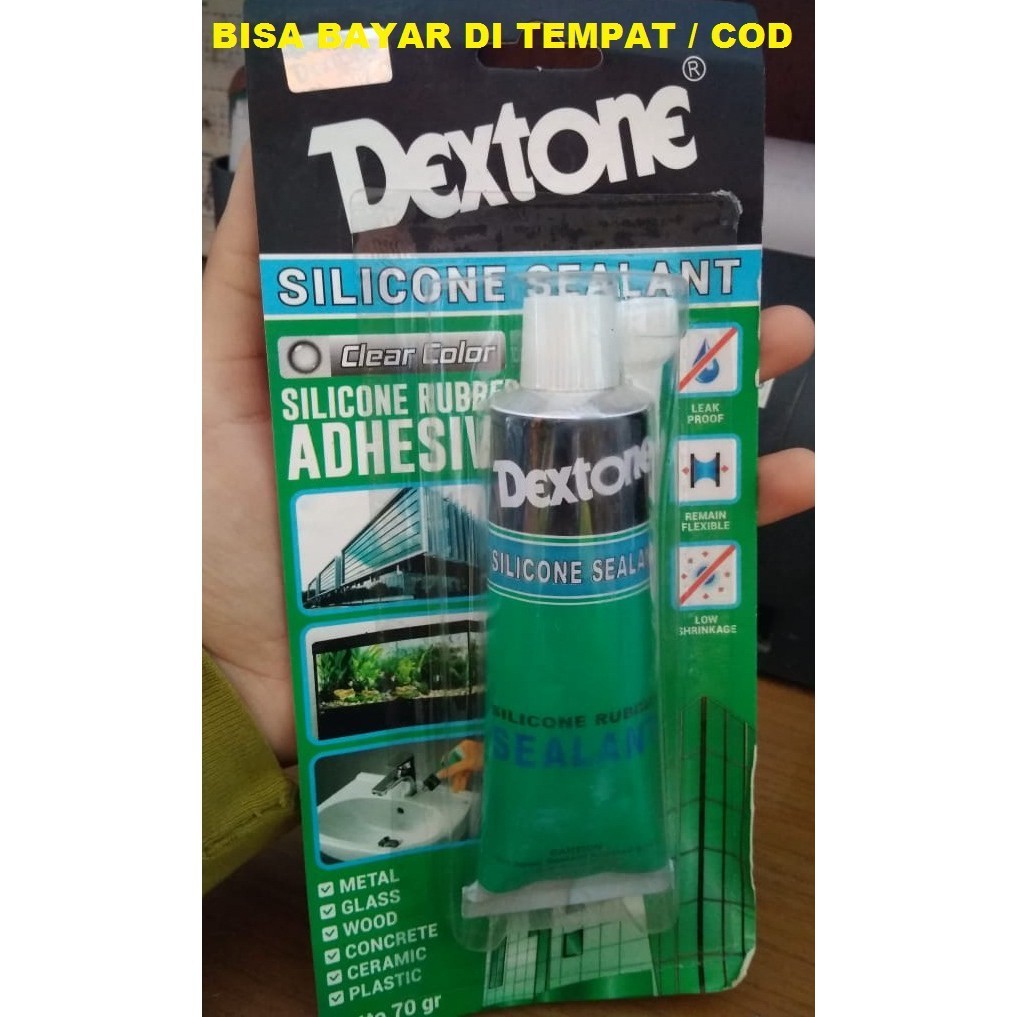 

LEM KACA SILLICONE SEALANT BESAR DEXTONE 70 gr