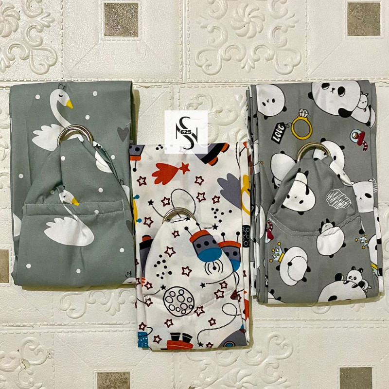gendongan bayi ring sling premium