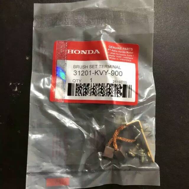 cool kul carbon brush set Arang areng dynamo stater vario beat KVY