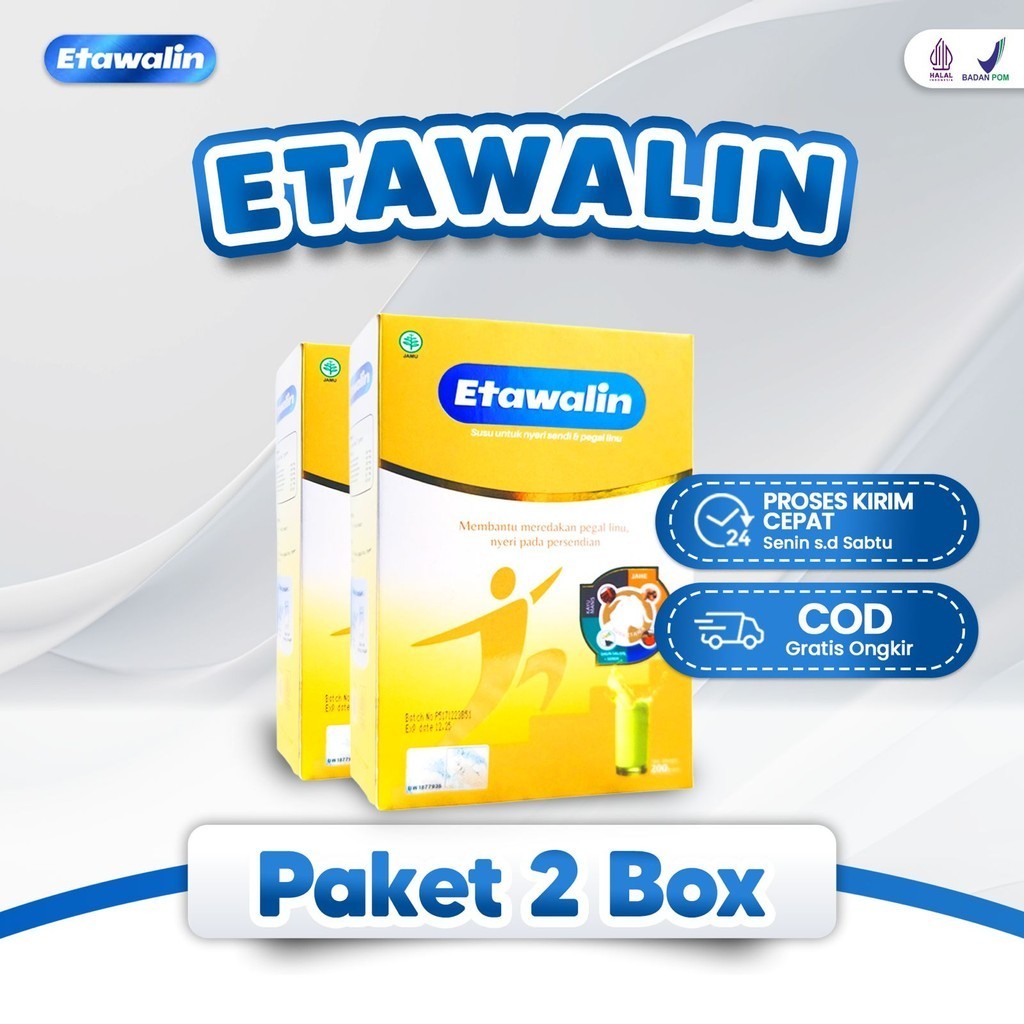 

2 box Etawalin - Susu Kambing Atasi Nyeri Sendi Sakit Lutut Dan Asam Urat