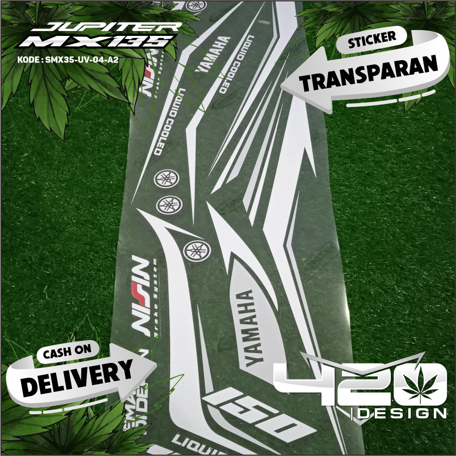 

Stiker Striping UV Jupiter MX135 New Semifull Jupiter MX UV Transparan Racing Custom Lis Motif Simple - SMXK35-UV Motorcycle