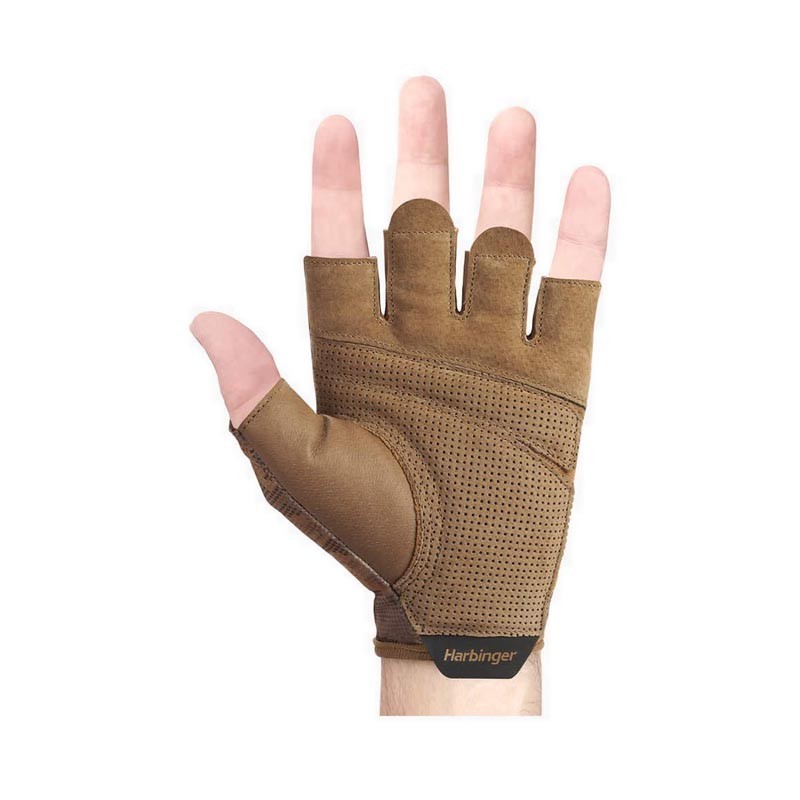 Harbinger Unisex Pro Gloves 2.0 Tan - Medium