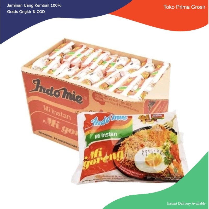 

1 Dus Mie Instan Indomie Goreng Isi 40 Bungkus Kemasan 85 Gram