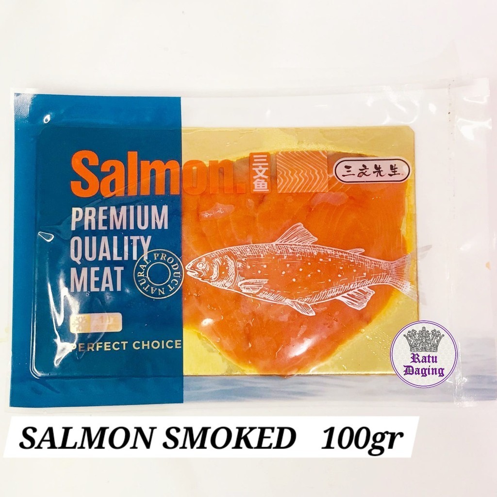 

Salmon Smoked / Salmon asap /Salmon Smoked Fresh 100gr