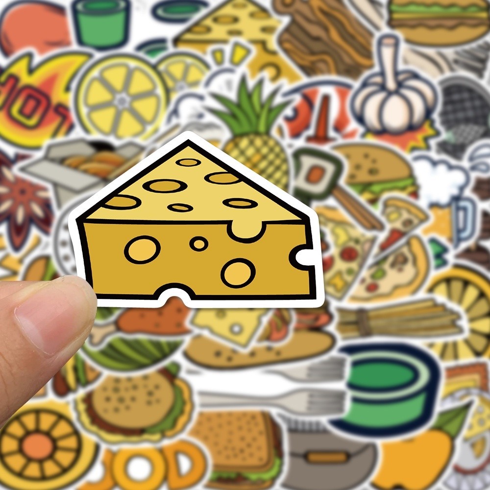 

PROMO 25pcs Stiker Motif Makanan Lucu Anti Air Untuk Dekorasi notebook / Buku Catatan hello.nuza