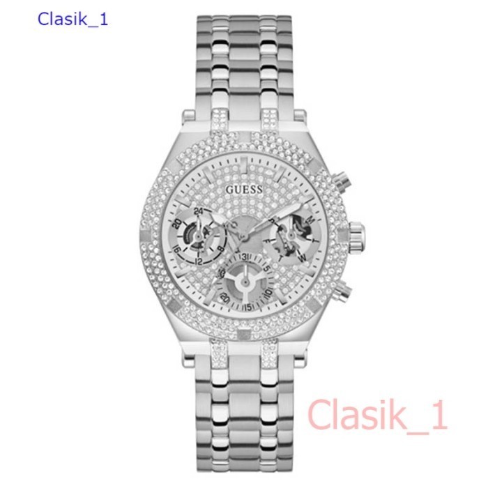 Original 100% GUESS GW0440L1  HEIRESS Jam Tangan Wanita  Silver