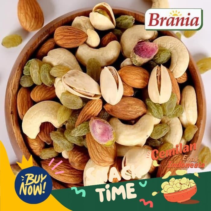 

Special Diskon PREMIUM MIX NUTS 250 gr / TRAIL MIX / KACANG MIX / ALMOND CASHEW PISTACHIO