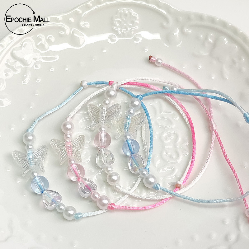 COD Gelang Manik Tali Satin / Beads Bracelet / Gelang Tali Korea / Gelang Tali Manik Manik / Beads K