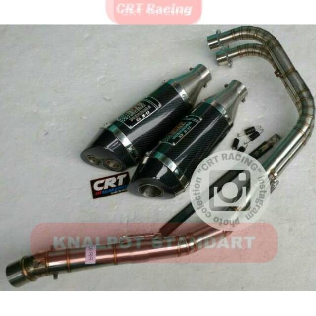 Knalpot racing yoshimura ninja250cc cbr250rr r25 mt25 z250 CRT Original
