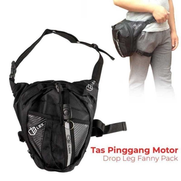 LBX Tas Pinggang Paha Kaki Sepeda Motor 5L