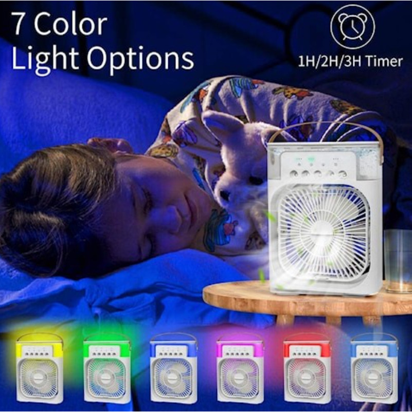 KIPAS Angin PENDINGIN MINI AC PORTABLE AIR COOLER MOBIL DAN RUANGAN /Kipas Angin AC Humidifier PORTA