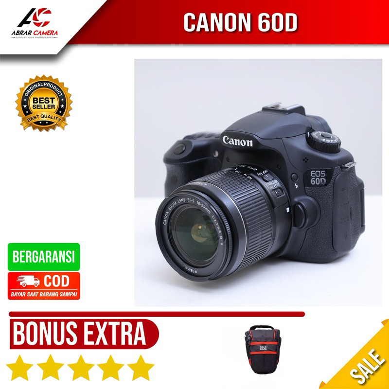 Kamera Canon 60D / Kamera DSLR Bekas Second