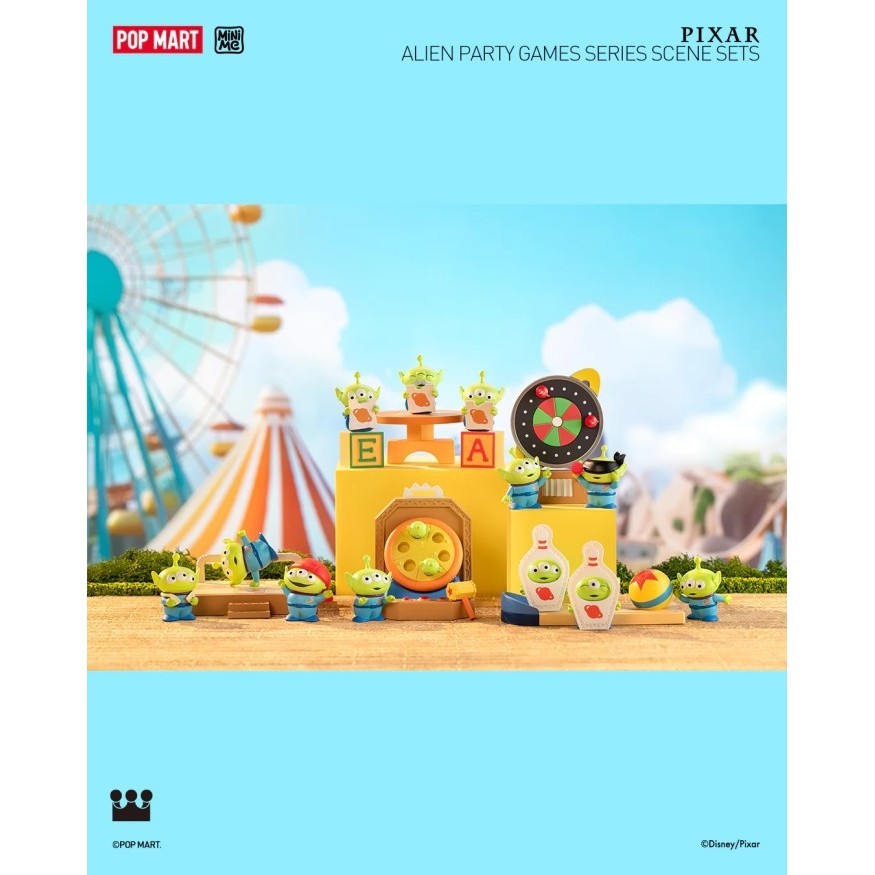 Pop Mart Pixar Alien Party Games Scene Sets Series