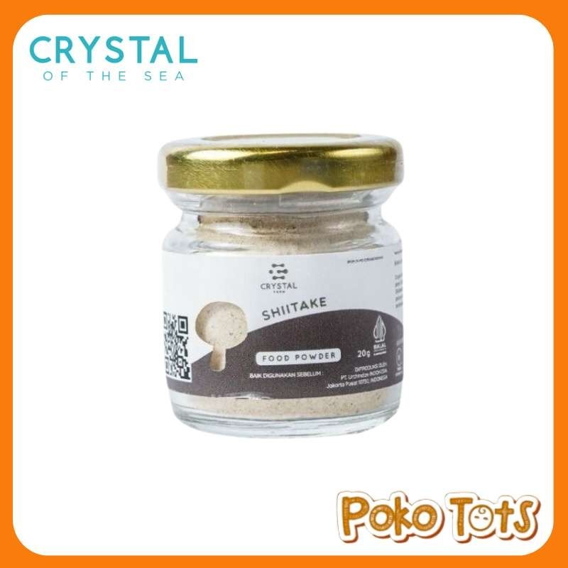 

Crystal of the Sea Shiitake Food Powder 20gr Kaldu Bubuk Jamur Shiitake WHS