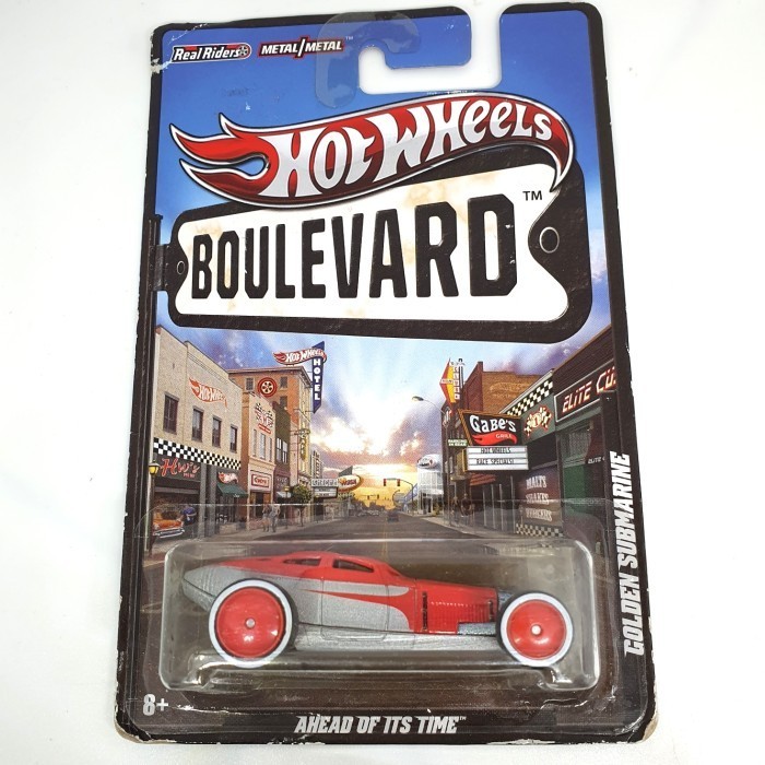 hotwheels golden submarine boulevard garage MM27