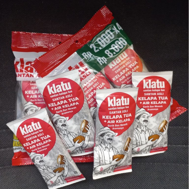 

KLATU Santan Kelapa Tua / Air Kelapa + Kelapa Tua 1 DUS ( 32 X 65 ML ) Termurah Terlaris