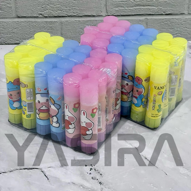 

24 PCS Lem Glue Stick Kecil Fancy 10gr