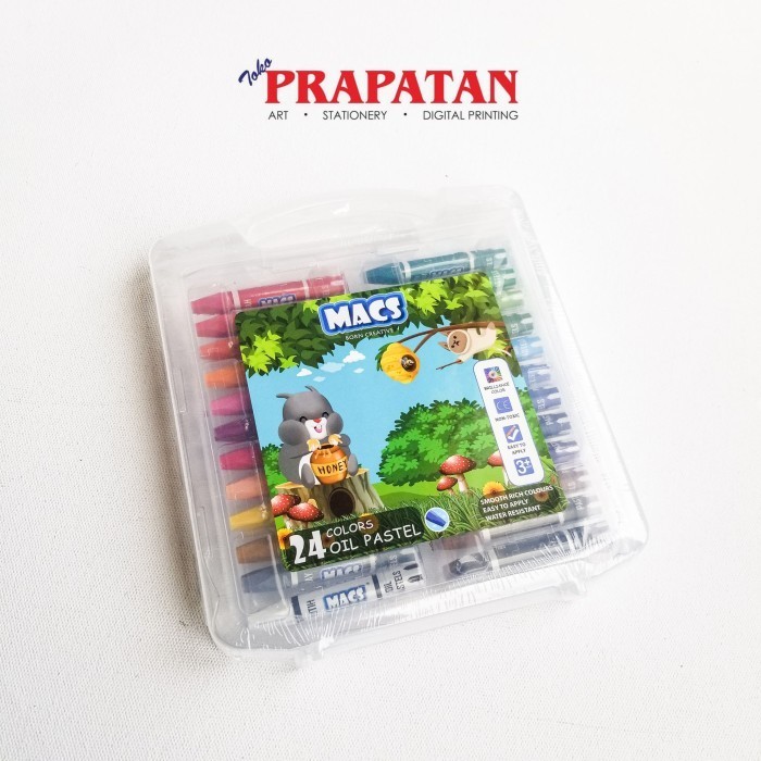 

Macs Oil Pastel 24 Warna / Krayon Oil Pastel -YY41
