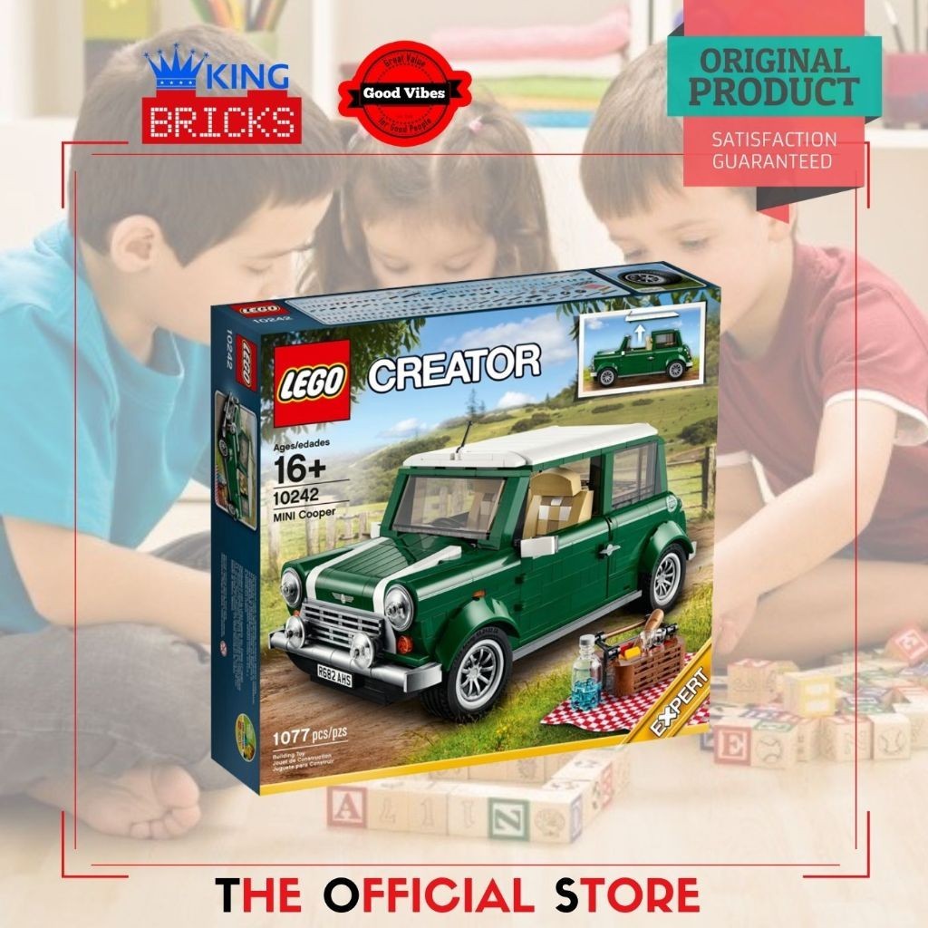 [PaperandMe] Mainan Anak LEGO Original CREATOR EXPERT 10242 Mini Cooper MK VII Exclusive Mobil Kolek