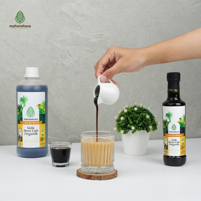 

Gula Aren Cair Murni dan Organik Mahorahora 200 Ml - 2pcs