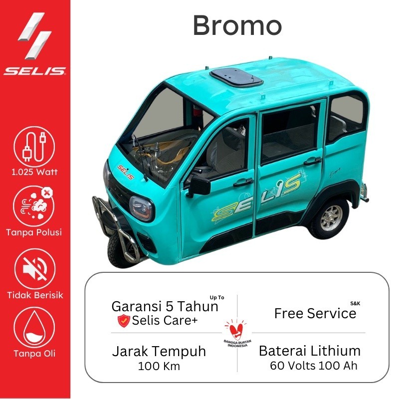 SELIS - Bajai Sepeda Motor listrik tipe Bromo Mobil listrik