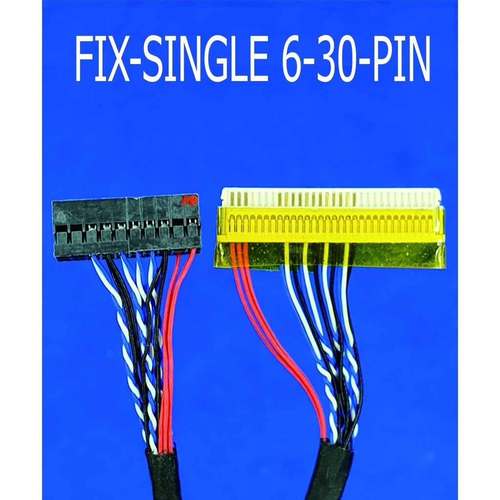 Kabel LVDS TCON Panel 30 pin FIX S6 30 PIN KABEL LVDS LAYAR  LCD LAPTOP 30 PIN
